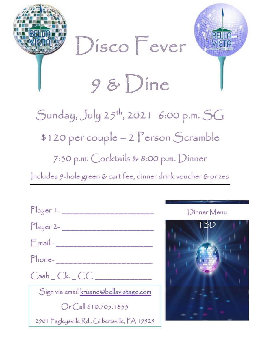 Disco Fever 9 Dine