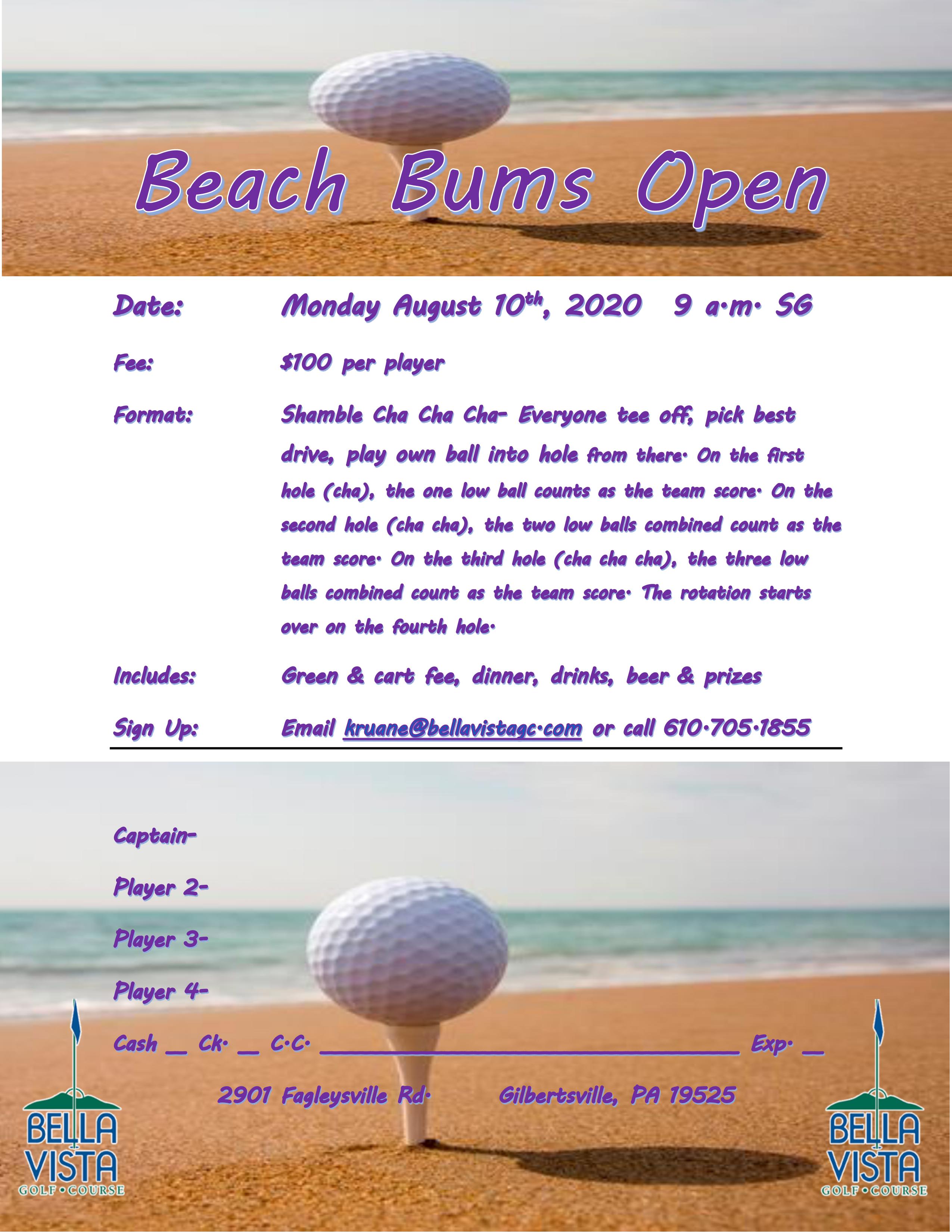 Beach Bums Open